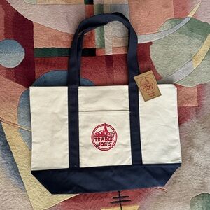 NWT Trader Joe’s reusable canvas bag